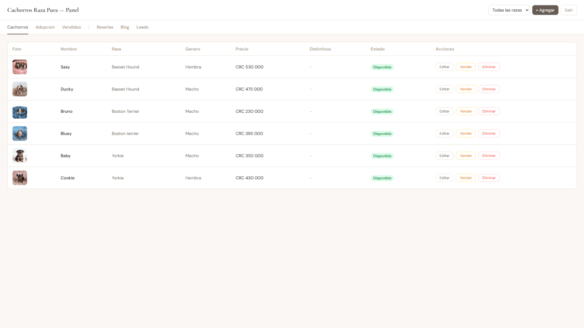 Inventario, leads y ventas — todo en un solo lugar 1